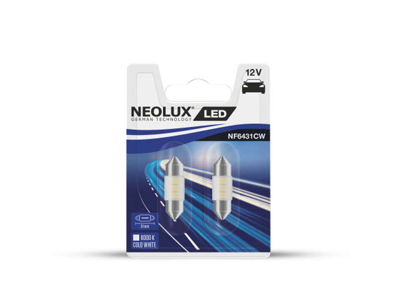 NEOLUX LED 12V 0.5W SV8.5-8 31mm